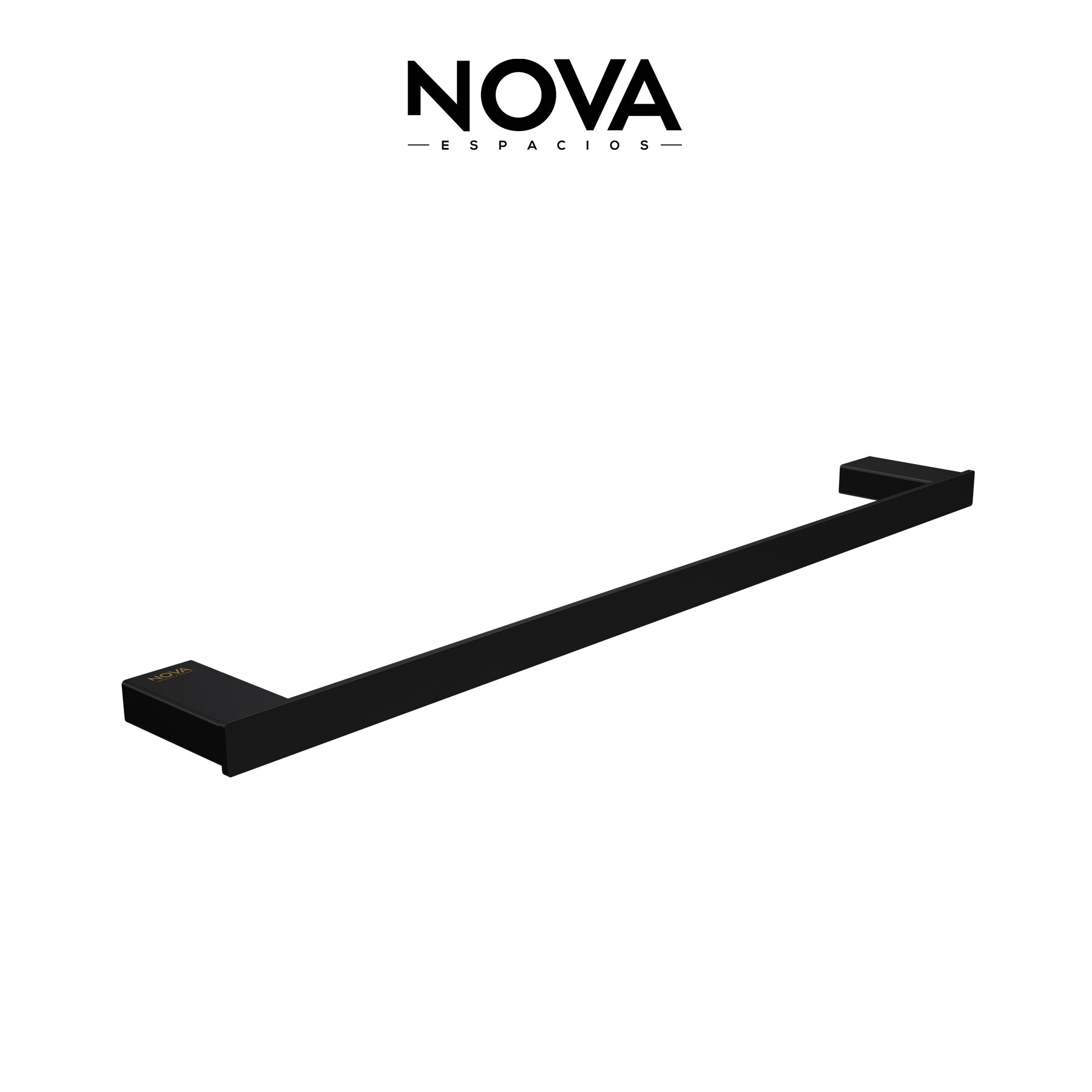 Line Noir Towel Rack 