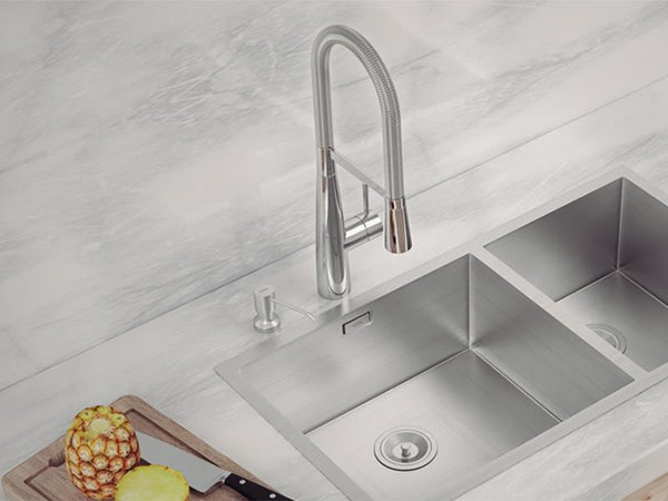 Spring Chrome Kitchen Faucet 