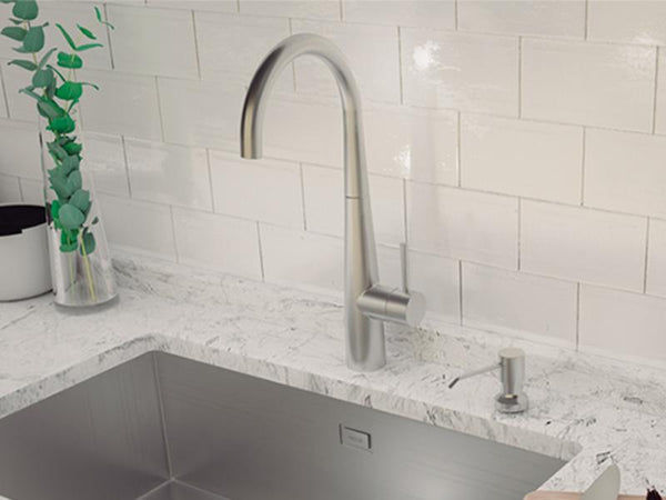 Cigno Brushed Kitchen Faucet 