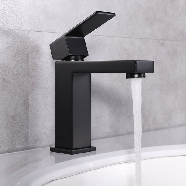 Kube Noir Low Single Lever Mixer Tap - NOVA