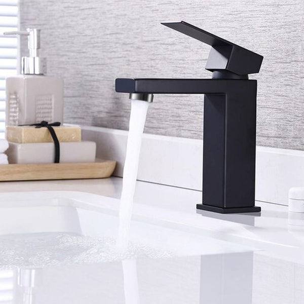 Kube Noir Low Single Lever Mixer Tap - NOVA