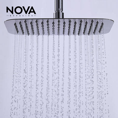 Element Rect Shower Head 12x8" 