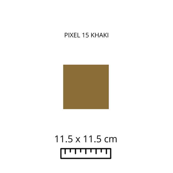 Pixel 15 - Khaki 11.5 X 11.5