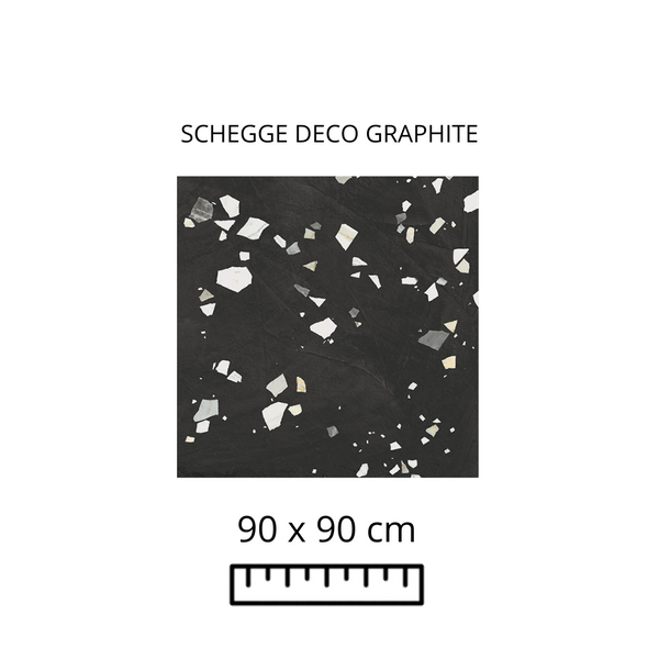 Schegge Deco Graphite 90x90