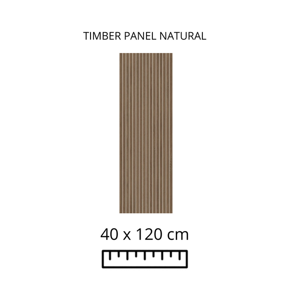 Timber Panel Natural 40x120